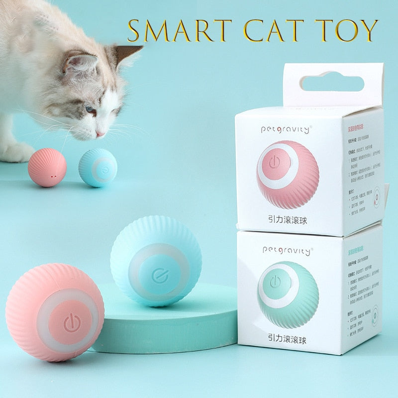 SmartCat Ball - Bola Inteligente Automática para Gatos